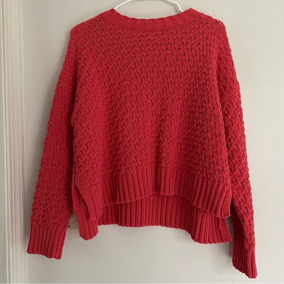 AND Coral Pink Salmon Long Sleeved Sweater - Picture 14 of 14